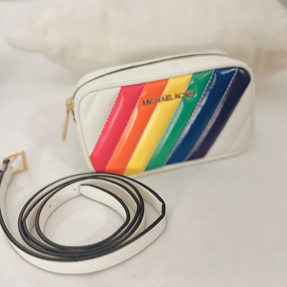Michael Kors MK Rainbow Camera Bag / Crossbody - Picture 3 of 4